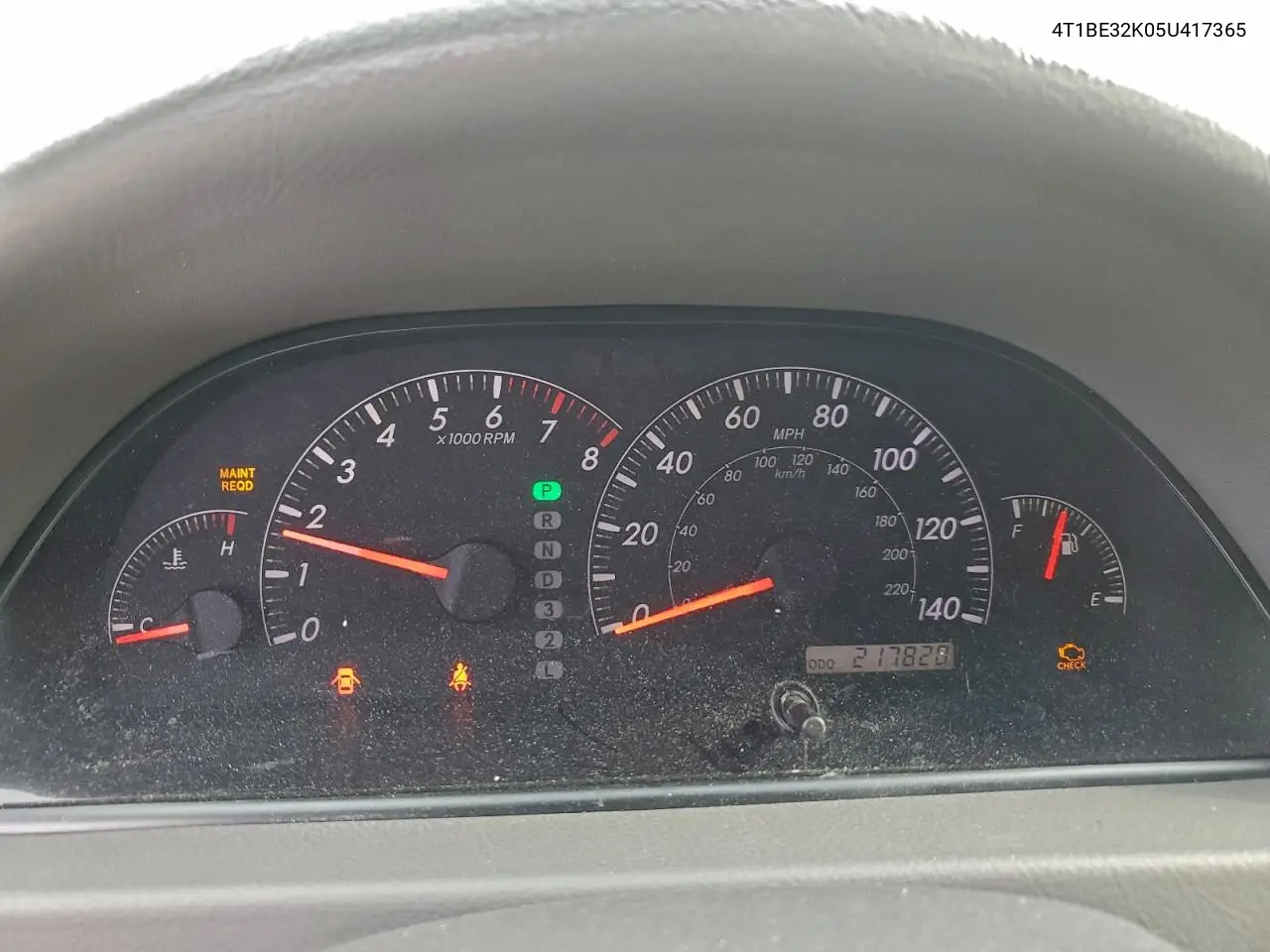 4T1BE32K05U417365 2005 Toyota Camry Le