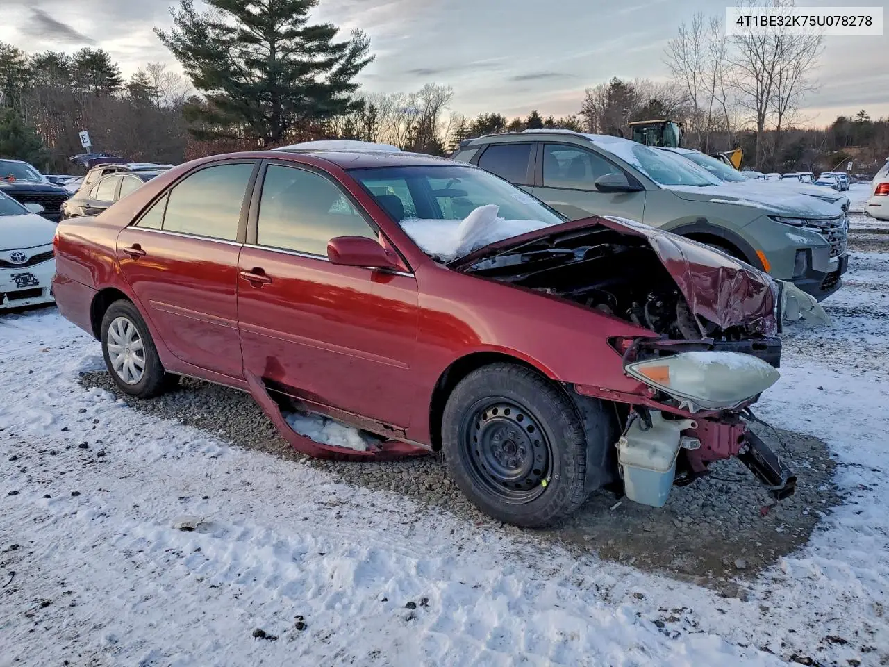 4T1BE32K75U078278 2005 Toyota Camry Le