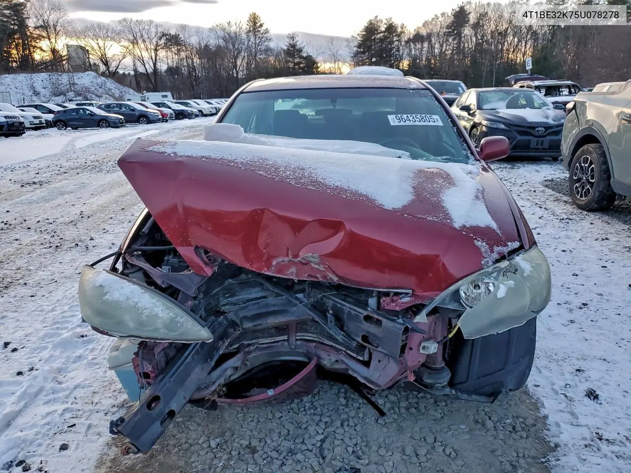 4T1BE32K75U078278 2005 Toyota Camry Le
