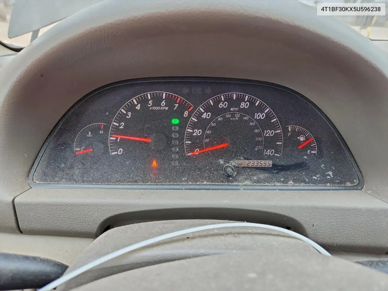 4T1BF30KX5U596238 2005 Toyota Camry Le