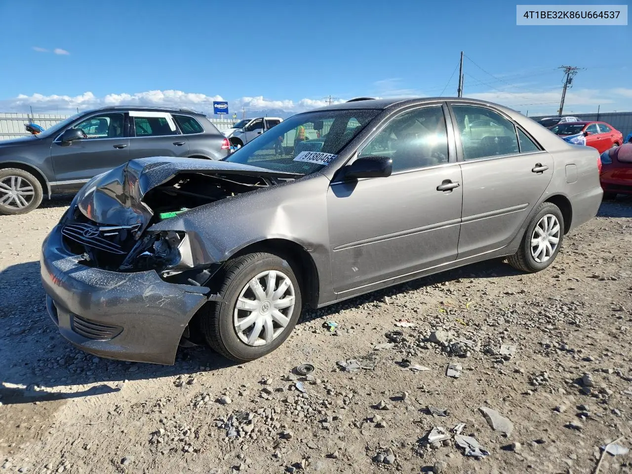 4T1BE32K86U664537 2006 Toyota Camry Le