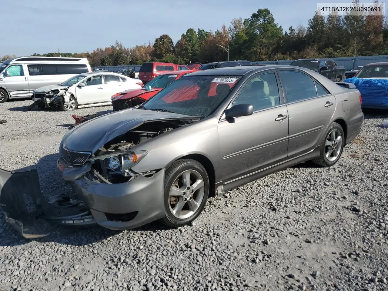 4T1BA32K26U090691 2006 Toyota Camry Se