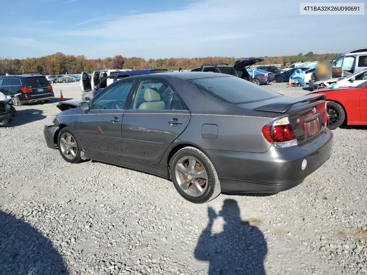 4T1BA32K26U090691 2006 Toyota Camry Se