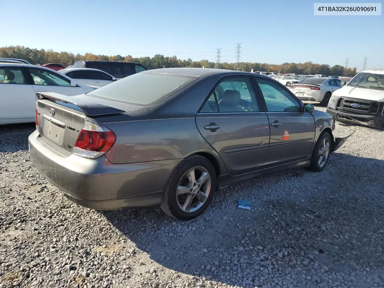 4T1BA32K26U090691 2006 Toyota Camry Se