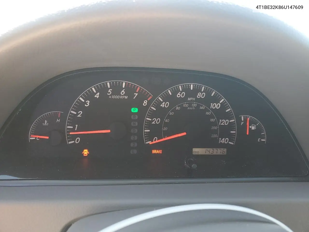 4T1BE32K86U147609 2006 Toyota Camry Le