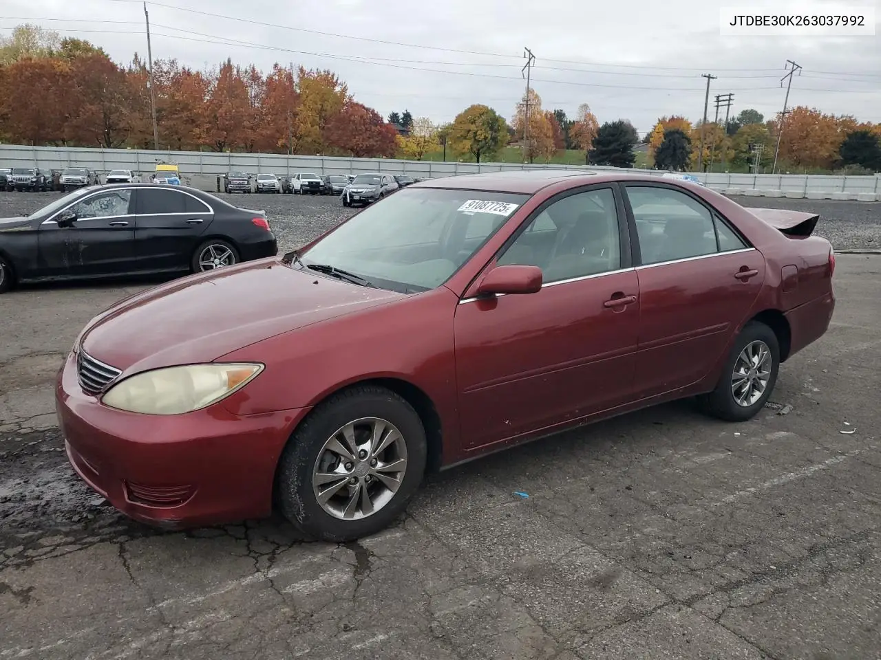 JTDBE30K263037992 2006 Toyota Camry Le