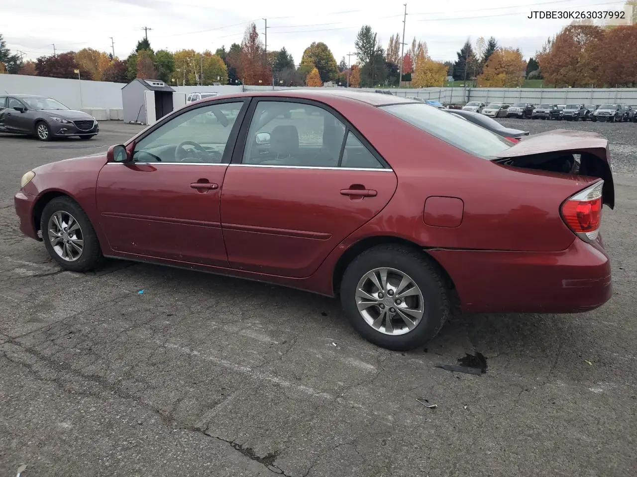 JTDBE30K263037992 2006 Toyota Camry Le