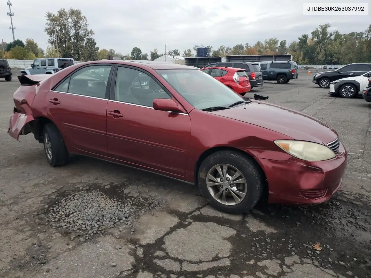 JTDBE30K263037992 2006 Toyota Camry Le