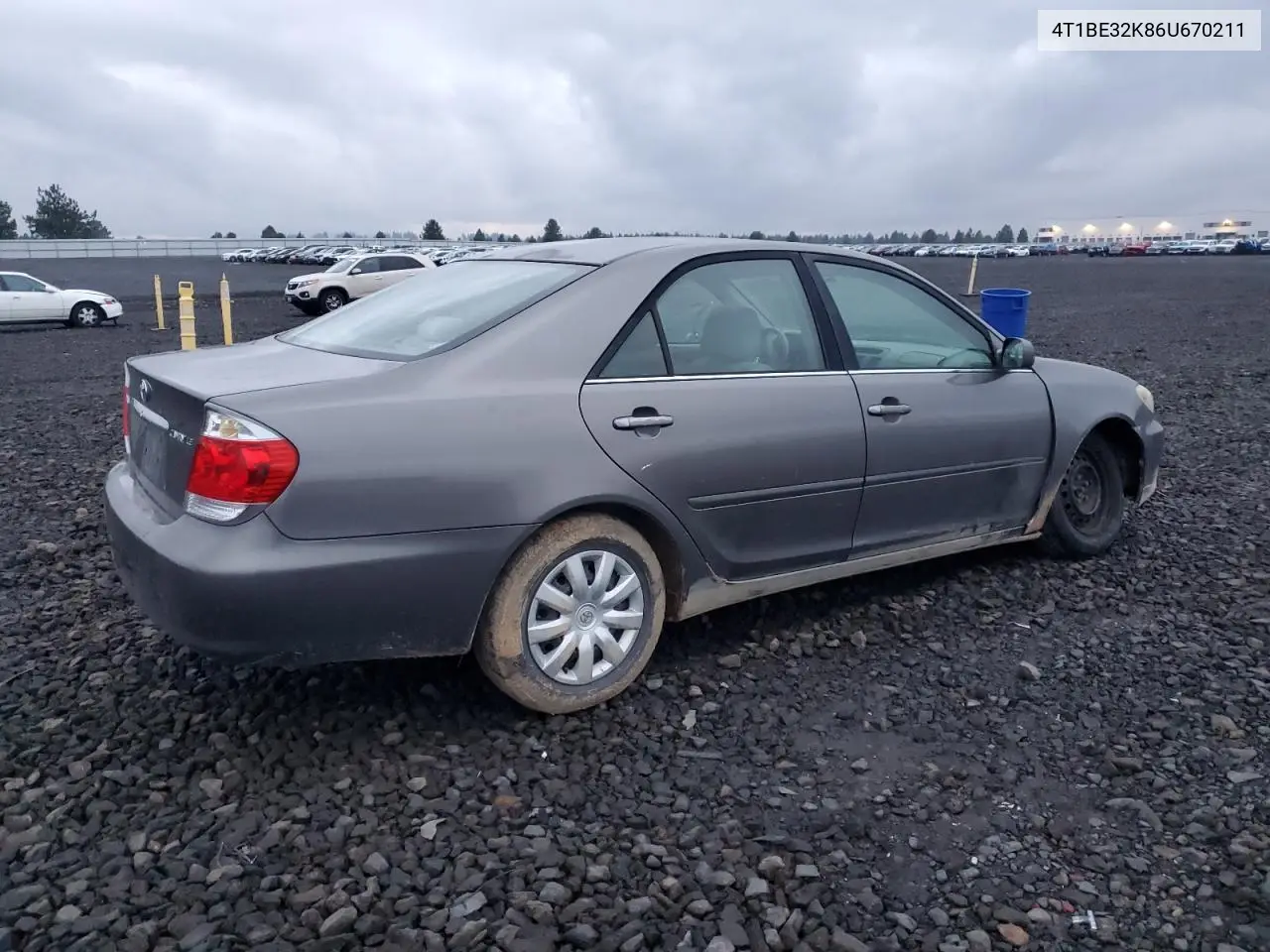 4T1BE32K86U670211 2006 Toyota Camry Le