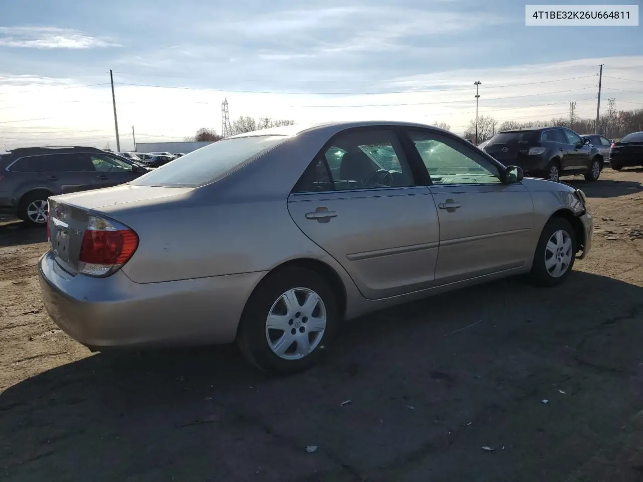 4T1BE32K26U664811 2006 Toyota Camry Le