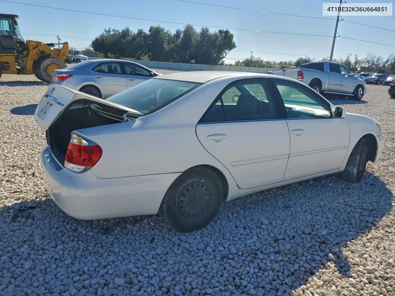 4T1BE32K36U664851 2006 Toyota Camry Le
