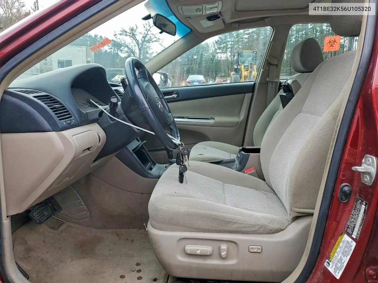 4T1BE32K56U105320 2006 Toyota Camry Le
