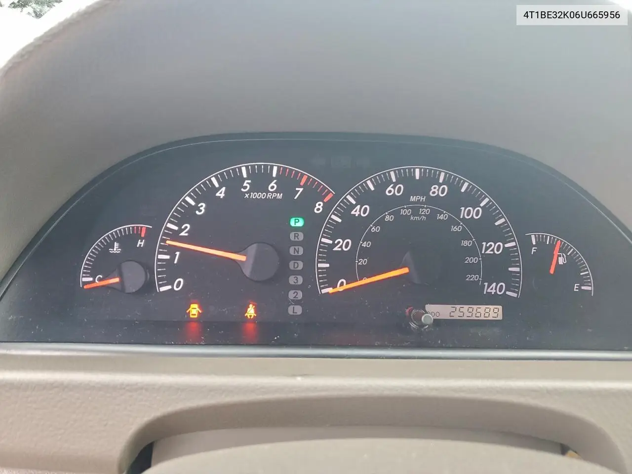 4T1BE32K06U665956 2006 Toyota Camry Le