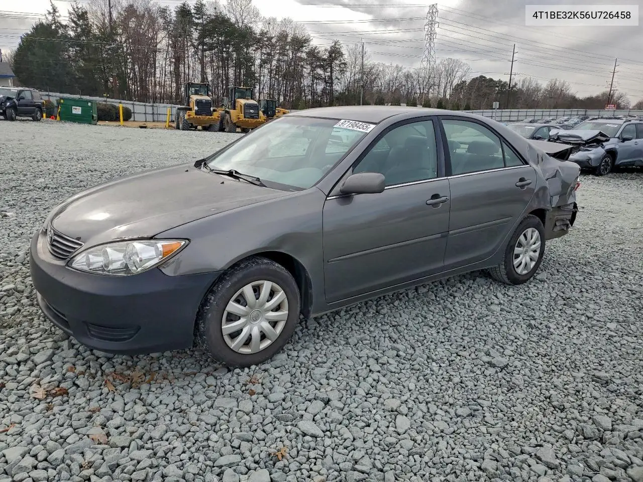 4T1BE32K56U726458 2006 Toyota Camry Le