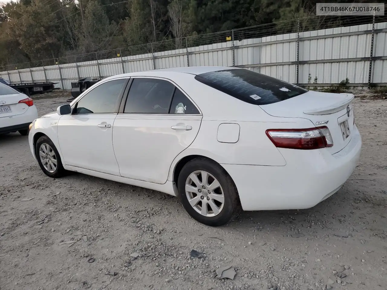 4T1BB46K67U018746 2007 Toyota Camry Hybrid