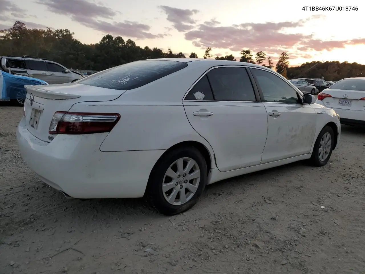 4T1BB46K67U018746 2007 Toyota Camry Hybrid