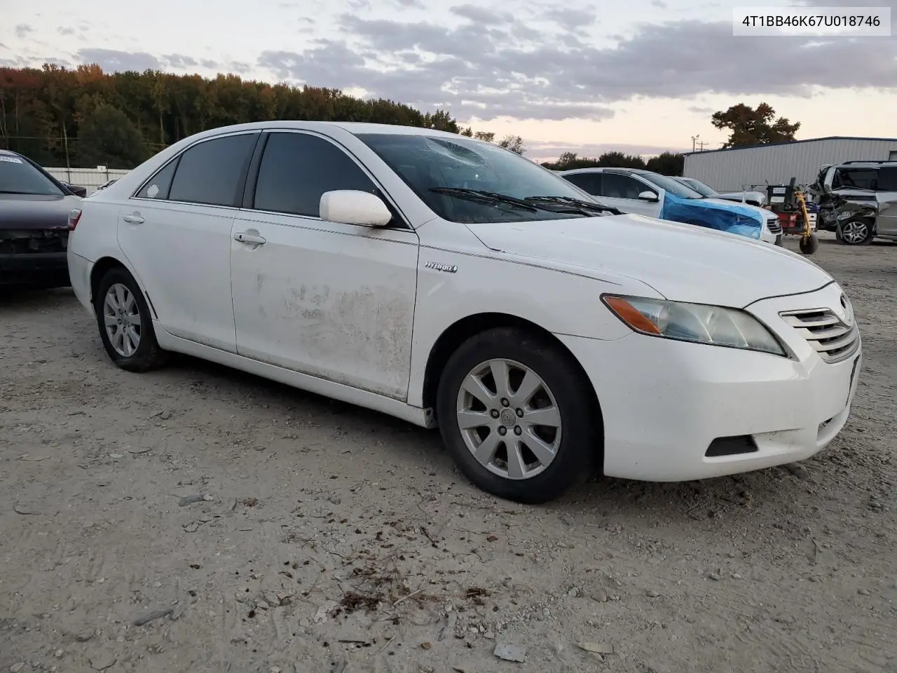 4T1BB46K67U018746 2007 Toyota Camry Hybrid