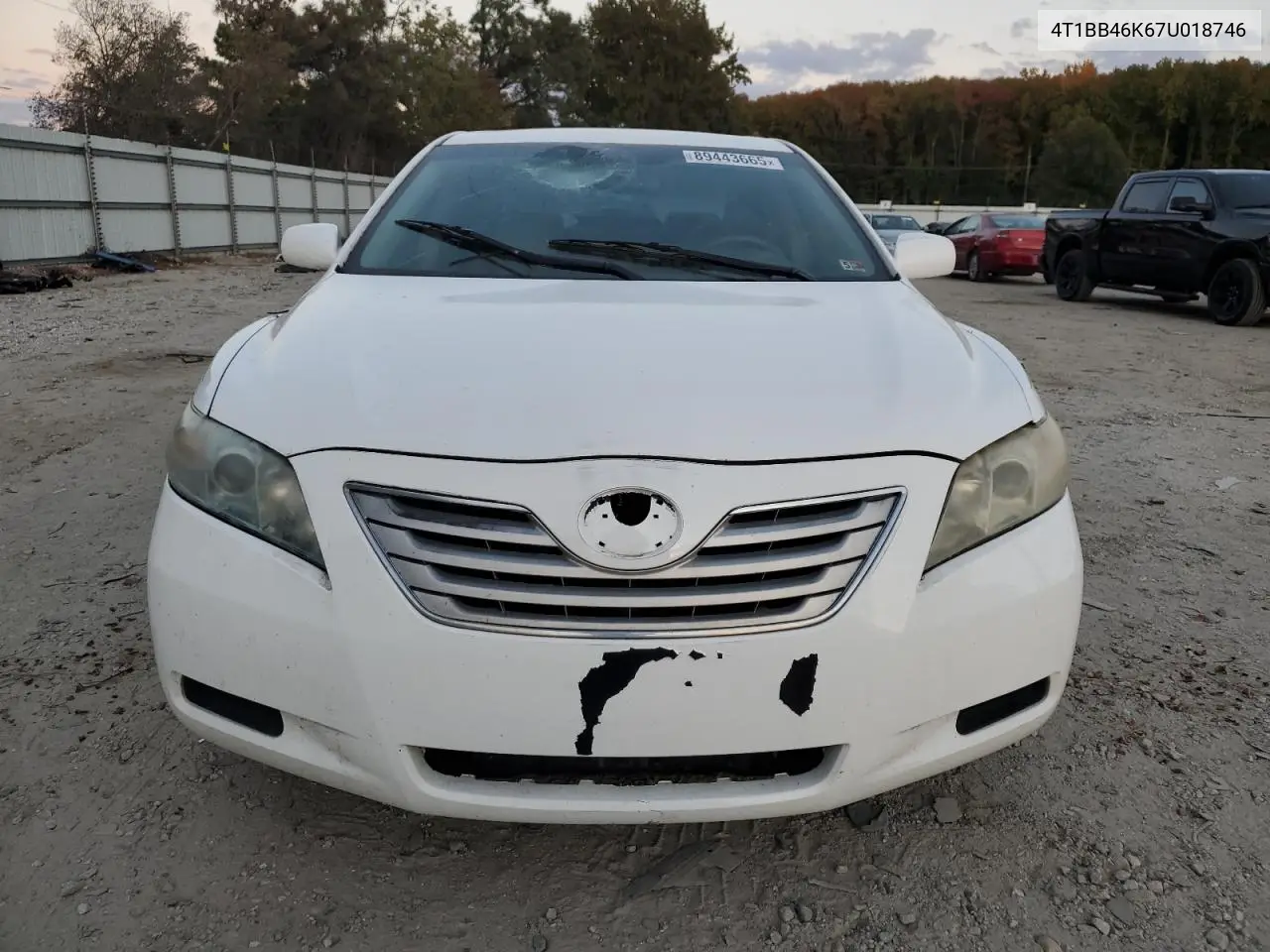 4T1BB46K67U018746 2007 Toyota Camry Hybrid