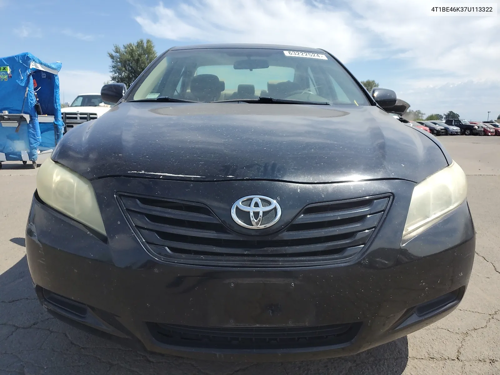 2007 Toyota Camry Ce VIN: 4T1BE46K37U113322 Lot: 63222524