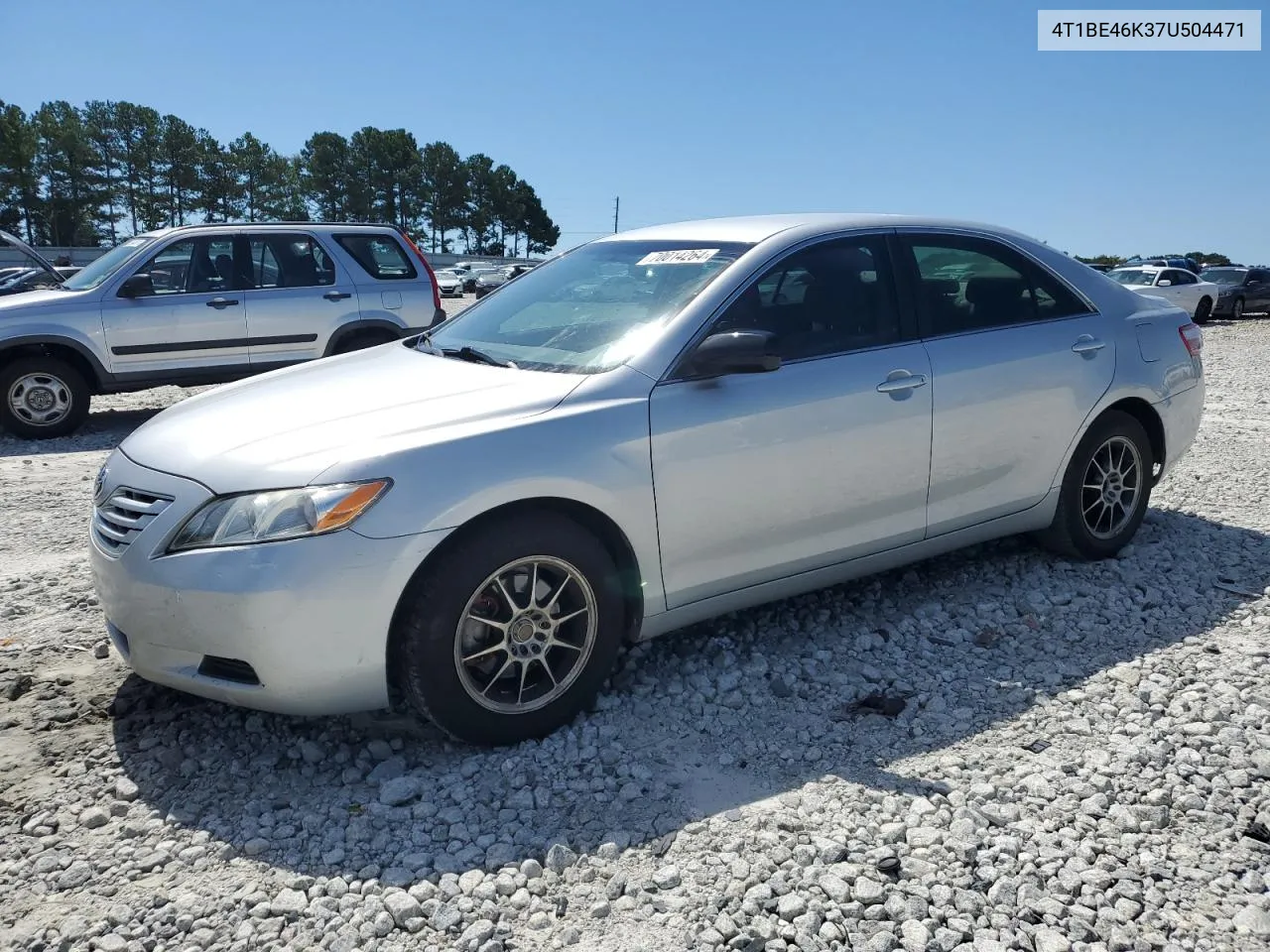 2007 Toyota Camry Ce VIN: 4T1BE46K37U504471 Lot: 70014264