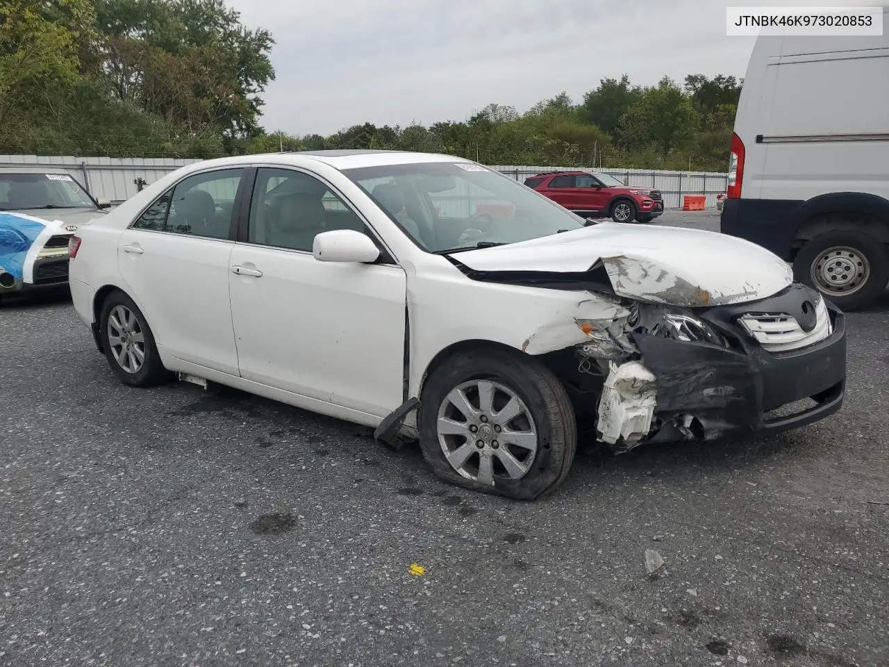 JTNBK46K973020853 2007 Toyota Camry Le