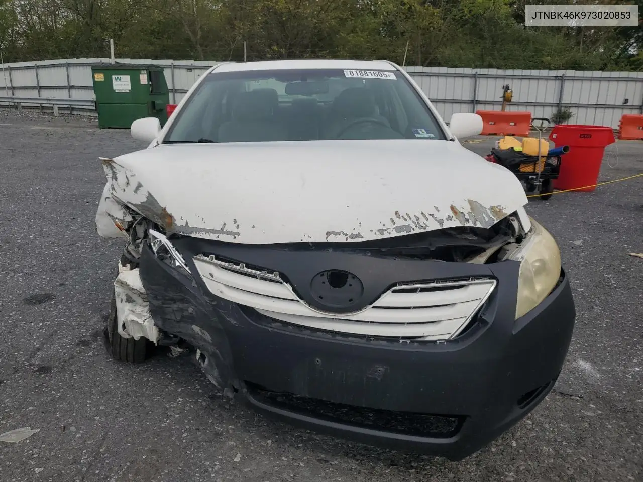 JTNBK46K973020853 2007 Toyota Camry Le