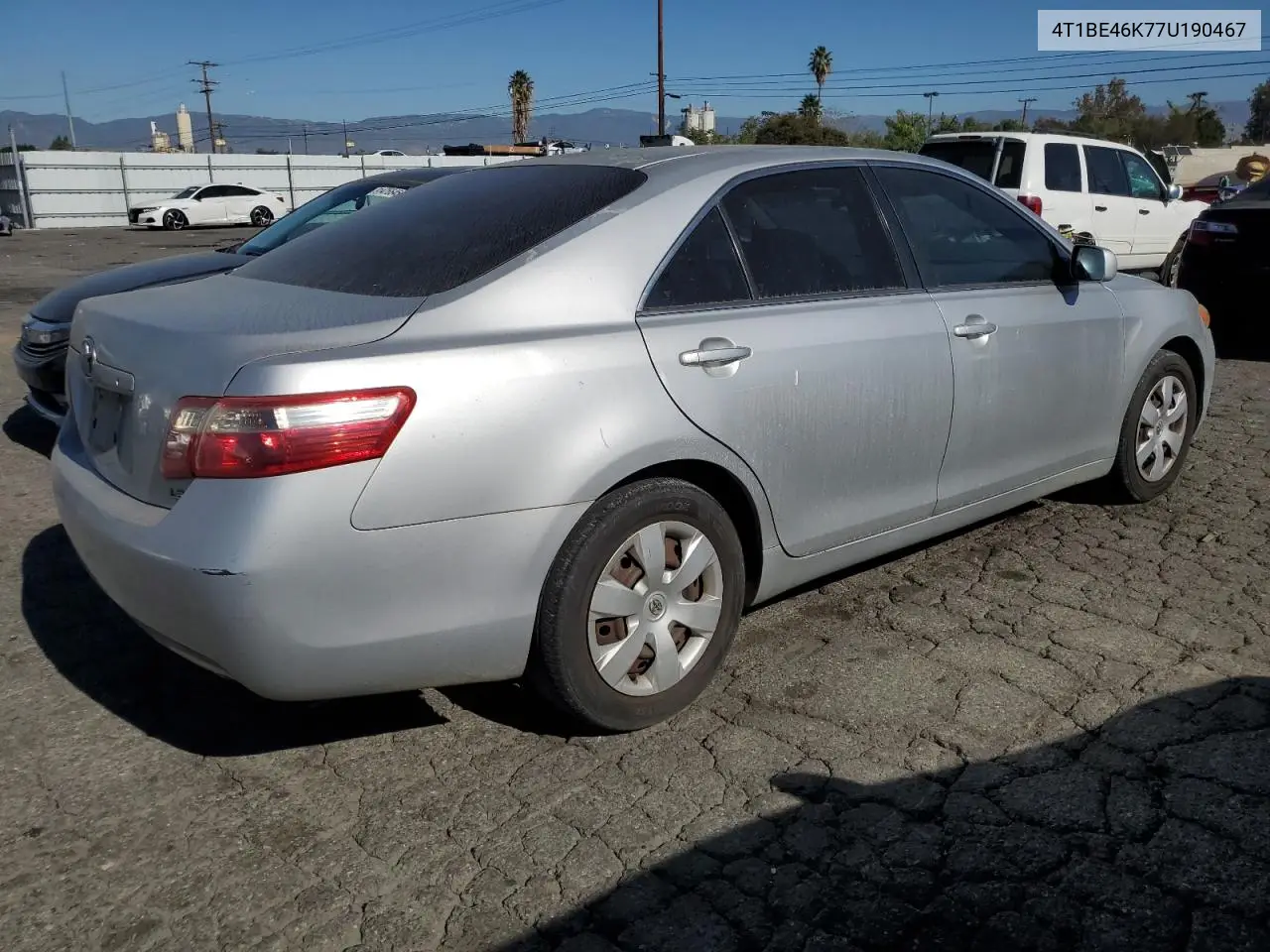 4T1BE46K77U190467 2007 Toyota Camry Ce