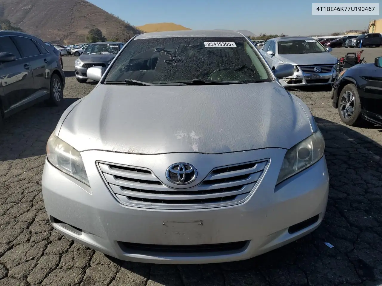 4T1BE46K77U190467 2007 Toyota Camry Ce