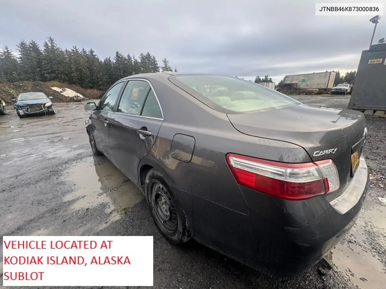 JTNBB46K873000836 2007 Toyota Camry Hybrid