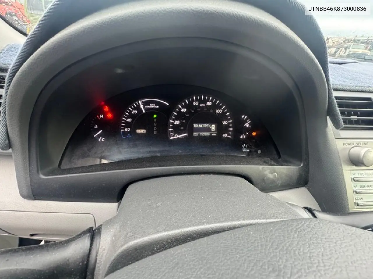 JTNBB46K873000836 2007 Toyota Camry Hybrid
