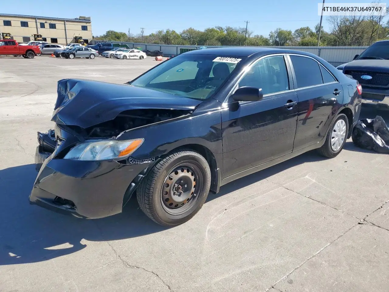 4T1BE46K37U649767 2007 Toyota Camry Ce