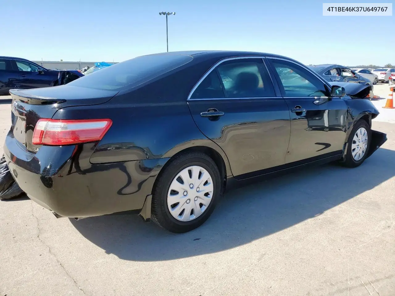 4T1BE46K37U649767 2007 Toyota Camry Ce