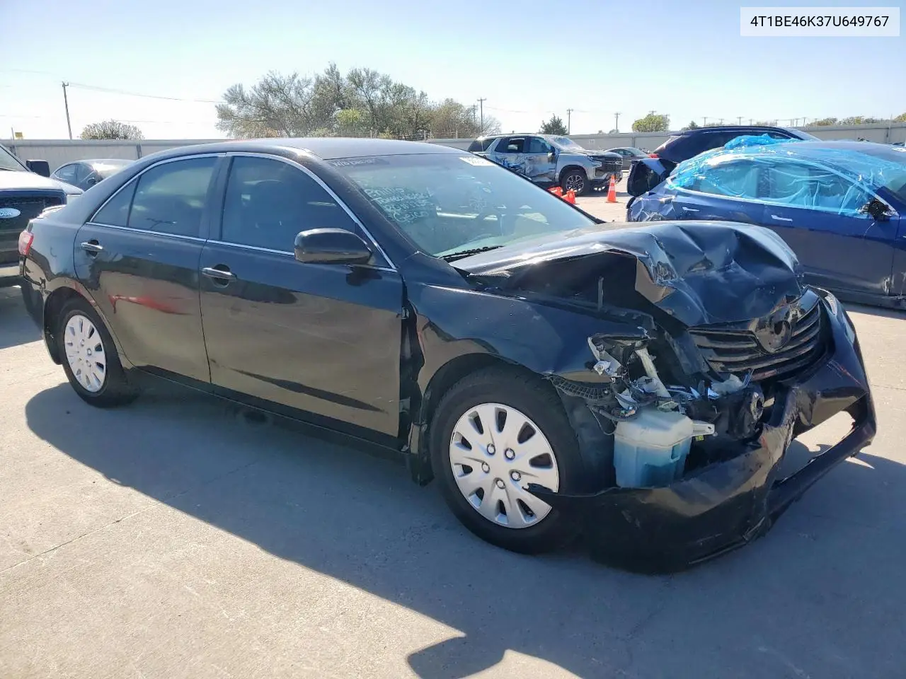 4T1BE46K37U649767 2007 Toyota Camry Ce