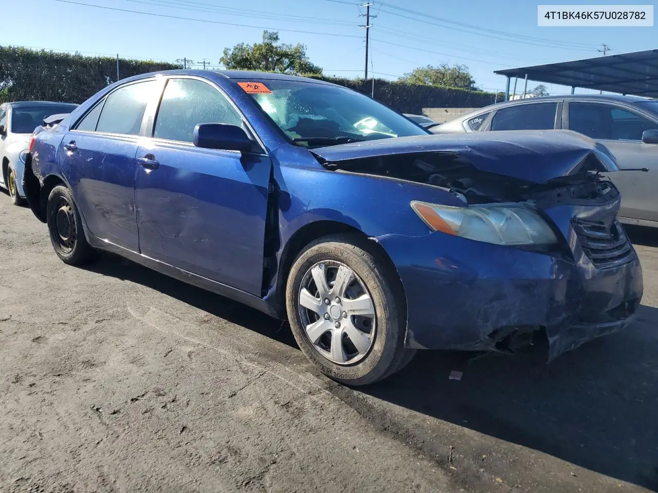 4T1BK46K57U028782 2007 Toyota Camry Le