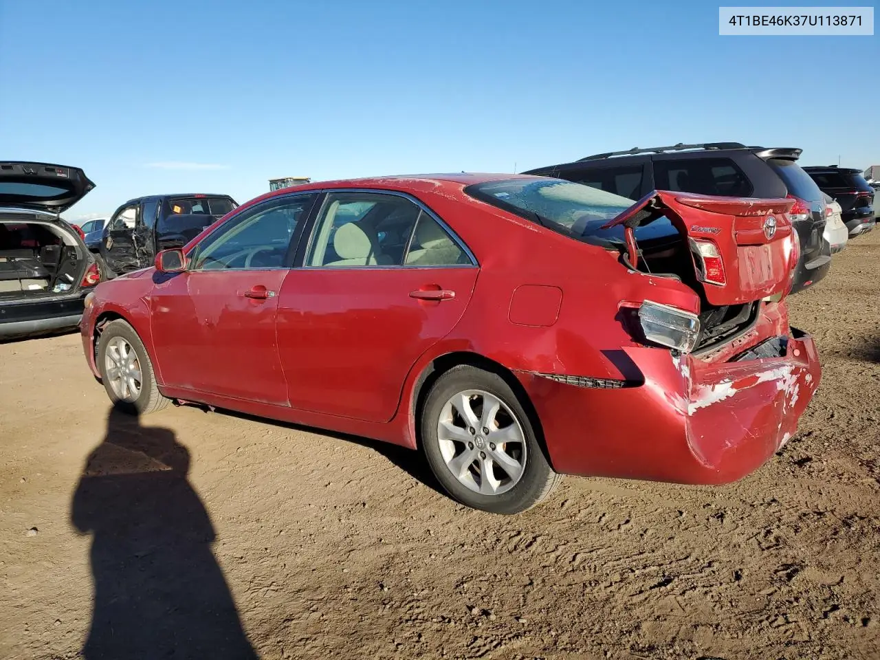 4T1BE46K37U113871 2007 Toyota Camry Ce