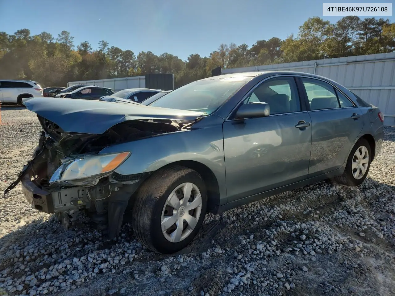 4T1BE46K97U726108 2007 Toyota Camry Ce