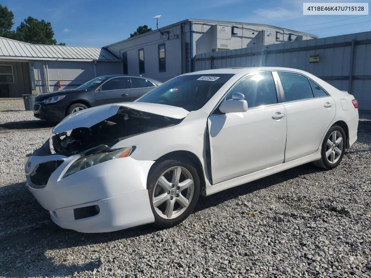 4T1BE46K47U715128 2007 Toyota Camry Ce