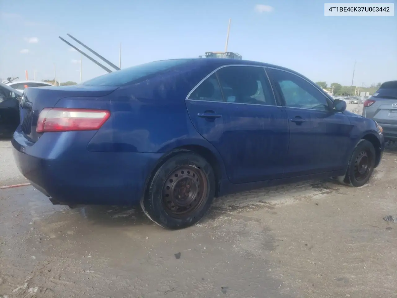 4T1BE46K37U063442 2007 Toyota Camry Ce