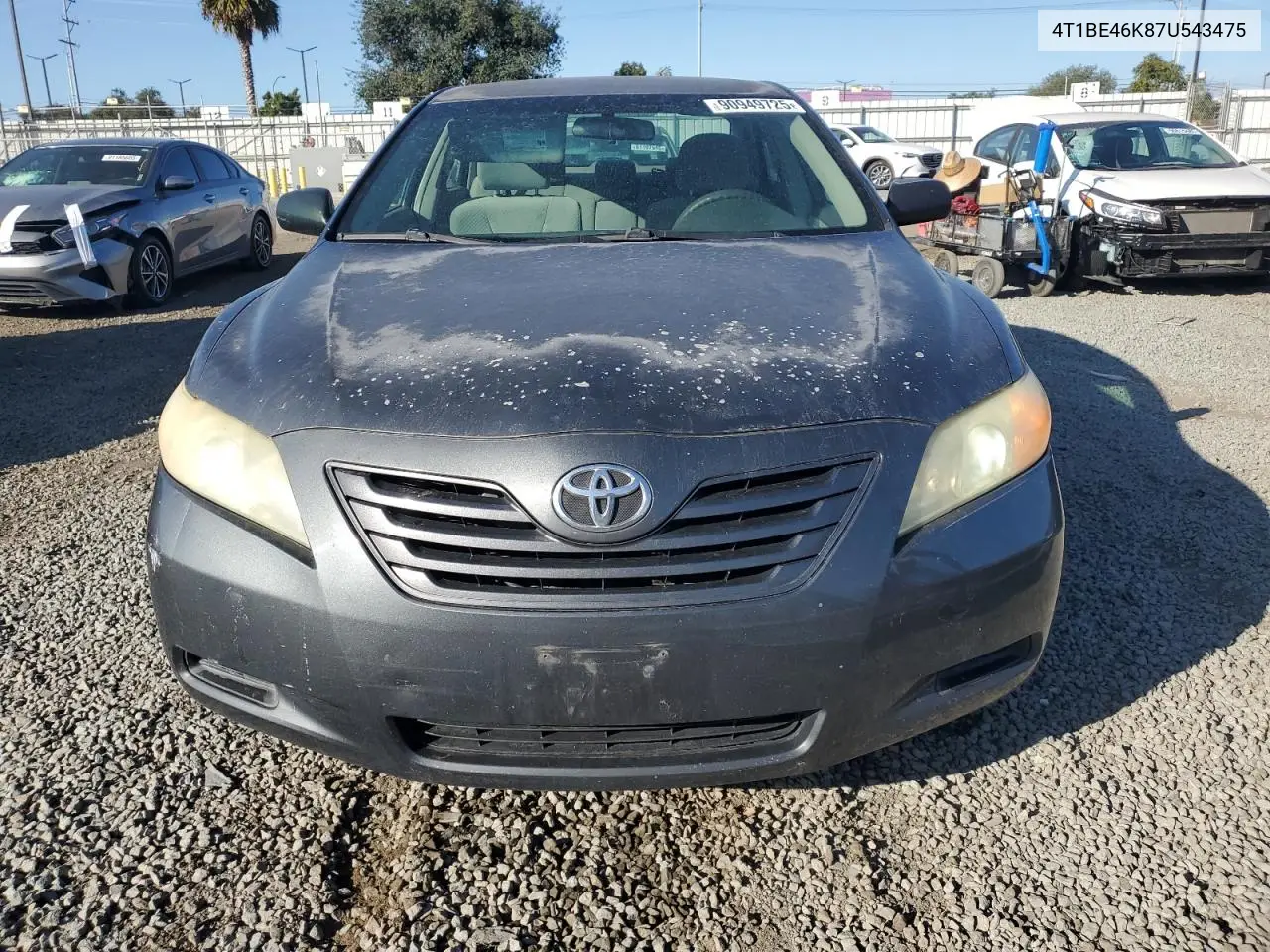 4T1BE46K87U543475 2007 Toyota Camry Ce