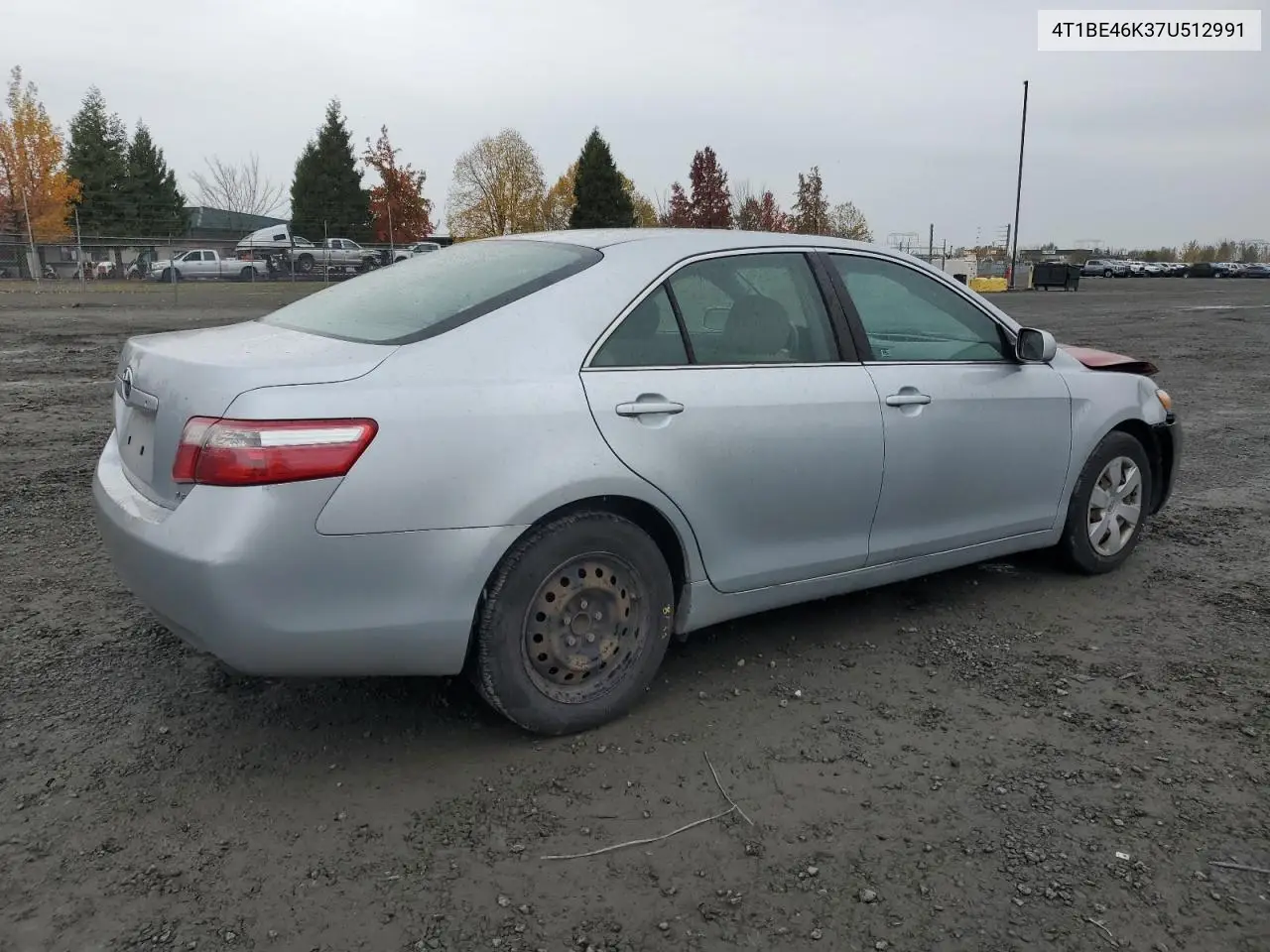 4T1BE46K37U512991 2007 Toyota Camry Ce