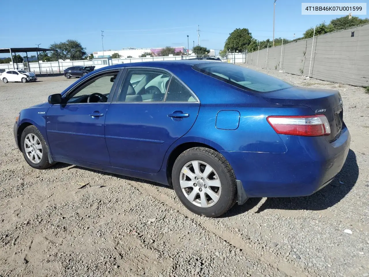 4T1BB46K07U001599 2007 Toyota Camry Hybrid
