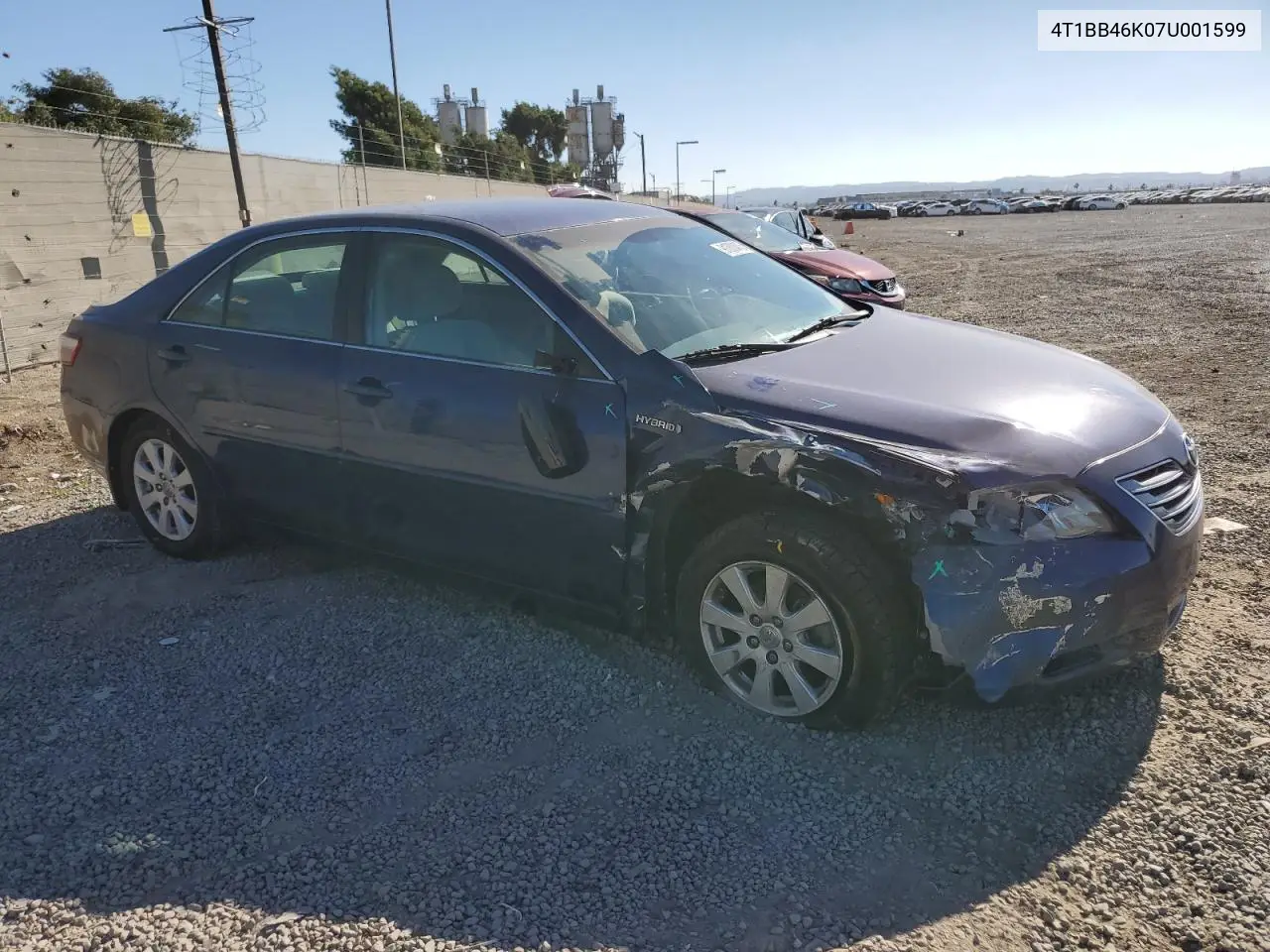 4T1BB46K07U001599 2007 Toyota Camry Hybrid