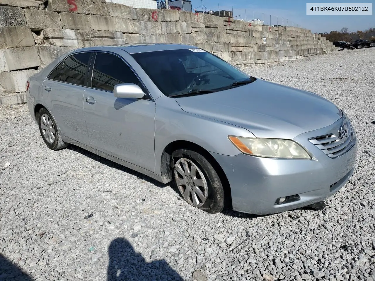 4T1BK46K07U502122 2007 Toyota Camry Le