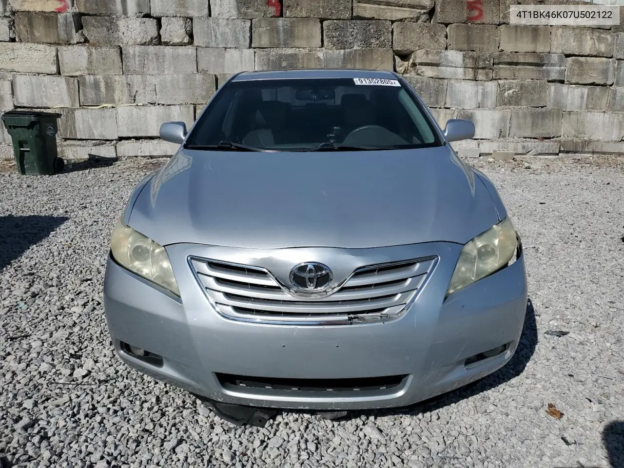 4T1BK46K07U502122 2007 Toyota Camry Le