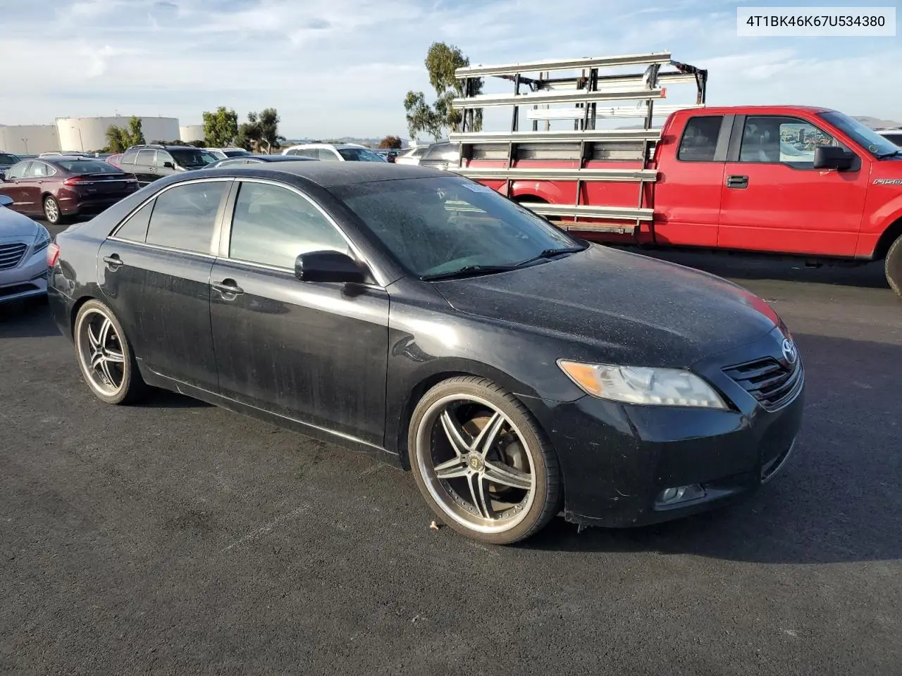 4T1BK46K67U534380 2007 Toyota Camry Le