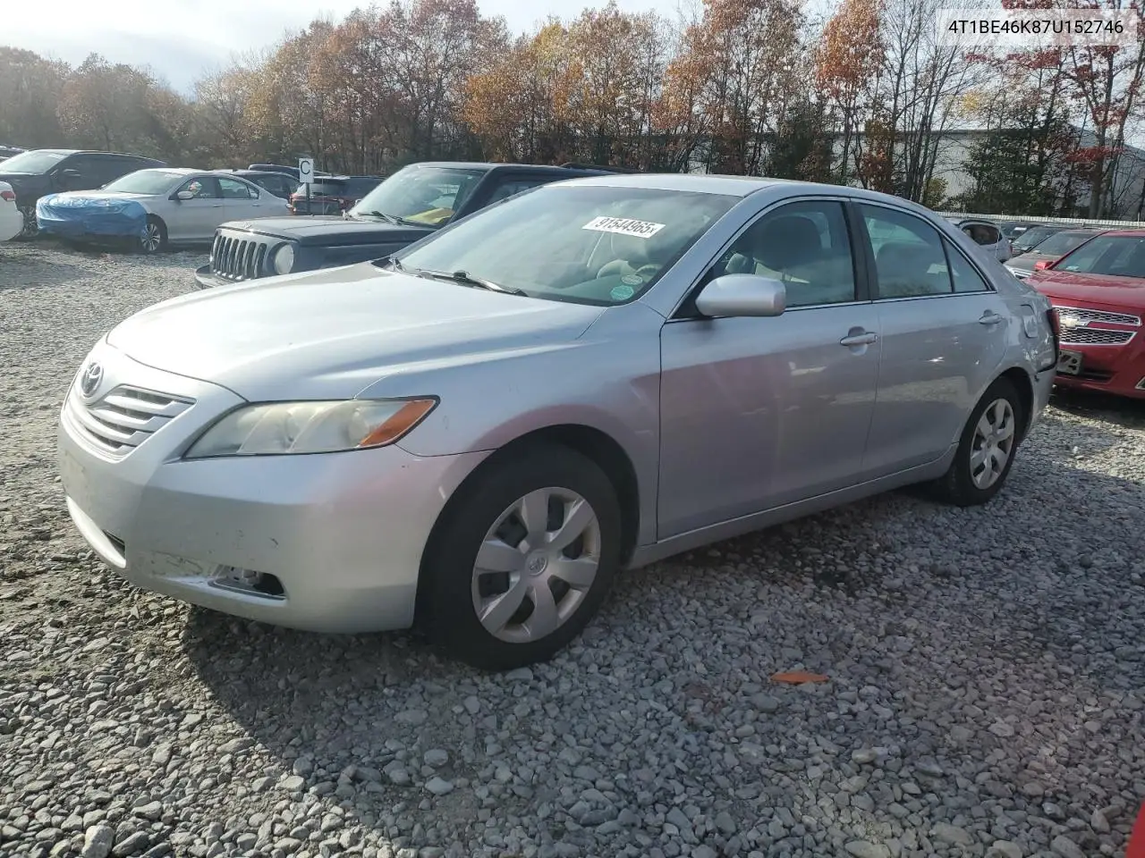 4T1BE46K87U152746 2007 Toyota Camry Ce
