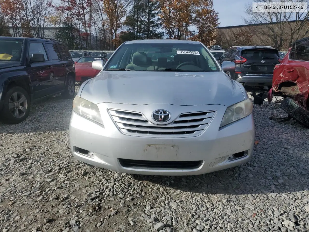4T1BE46K87U152746 2007 Toyota Camry Ce
