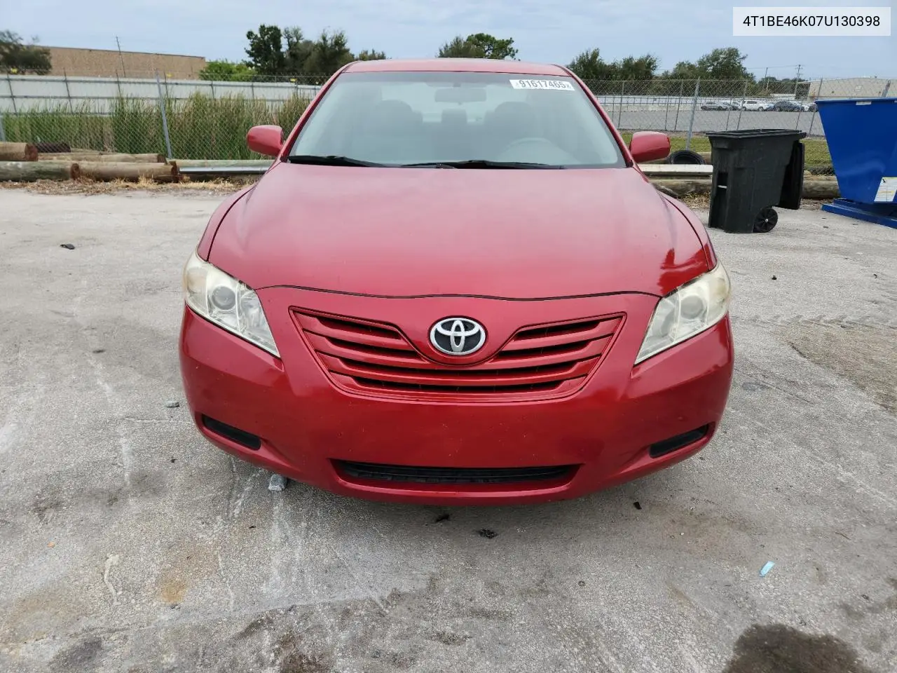 4T1BE46K07U130398 2007 Toyota Camry Ce