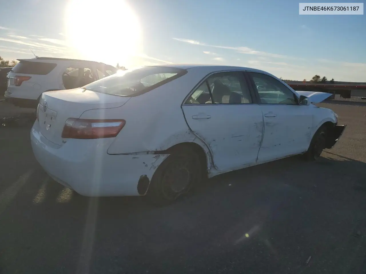 JTNBE46K673061187 2007 Toyota Camry Ce