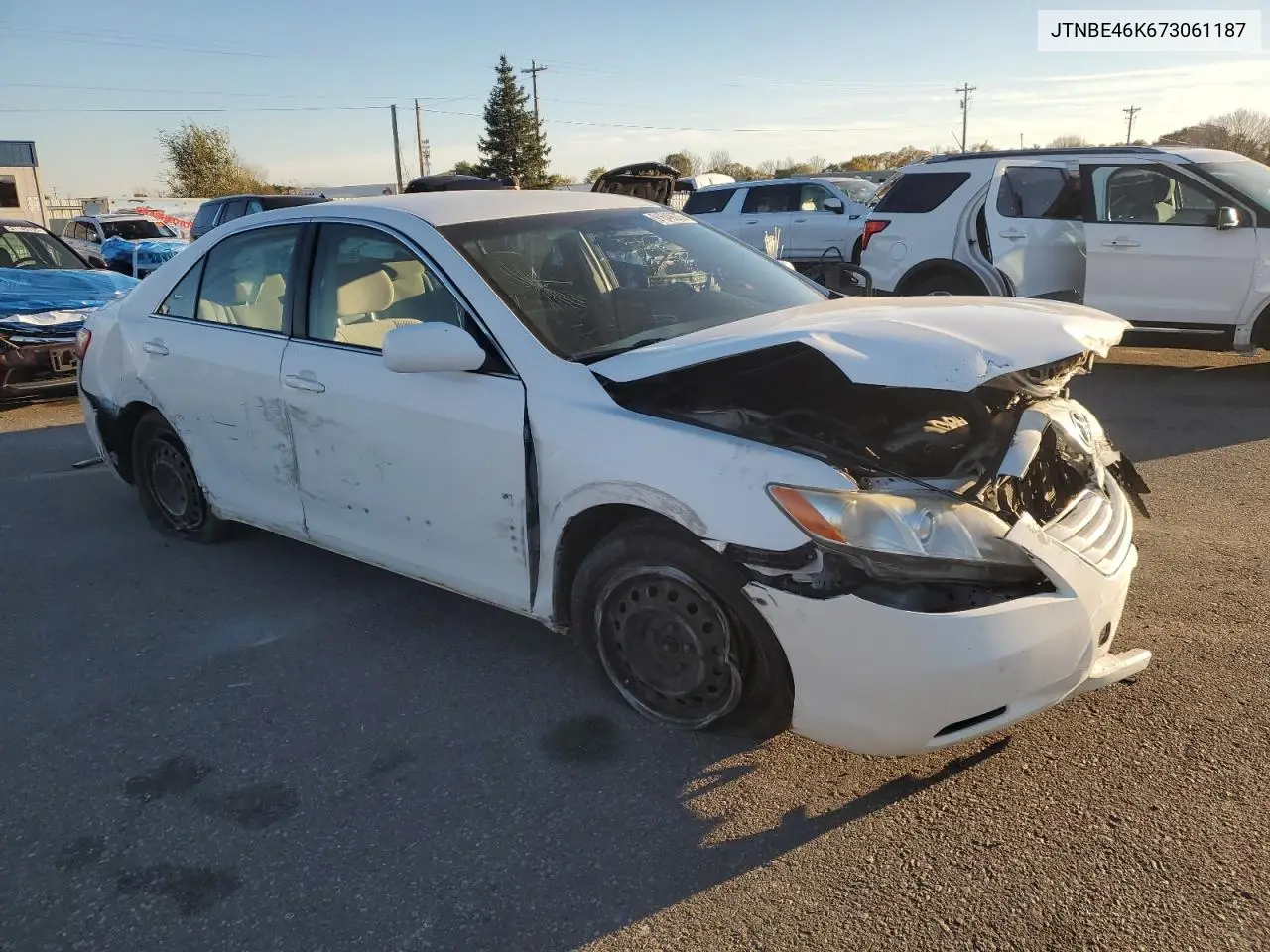 JTNBE46K673061187 2007 Toyota Camry Ce